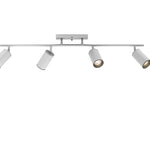 allen + roth Mason 36-in 4 -Light White dimmable GU10 pin base Traditional Track Bar