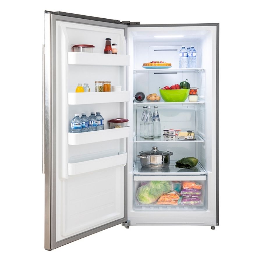 FORNO Rizzuto 27.6-cu ft Counter-Depth 60-in Wide Side-by-Side Refrigerator (Stainless Steel)