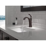 Delta Sandover Venetian Bronze Single hole 1-handle WaterSense Mid-arc Residential Handle Bathroom Sink Faucet with Drain with Deck Plate, 15748LF-RB #5286651  *JR2512, Retail: $223.95, FINAL PRICE: $119.99 + TAX