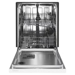 Maytag Dual Power Filtration 24-in Front Control Built-in Dishwasher ( White ) , PowerBlast, Sani Rinse , 50-Decibel