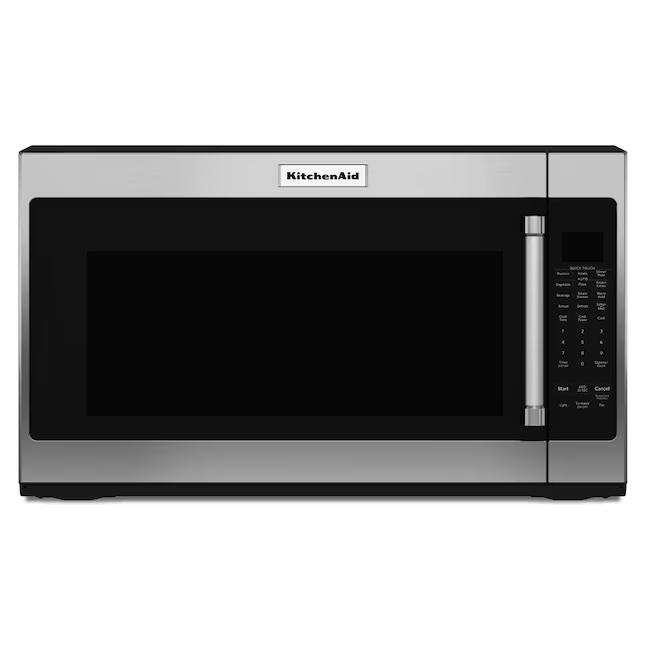 KitchenAid 2-cu ft Over-the-Range Microwave with Sensor Cooking (Stainless Steel with PRINTSHIELD Finish), KMHS120KPS/00 *JR2509, Retail: $819.00, FINAL PRICE: $499.99 + TAX