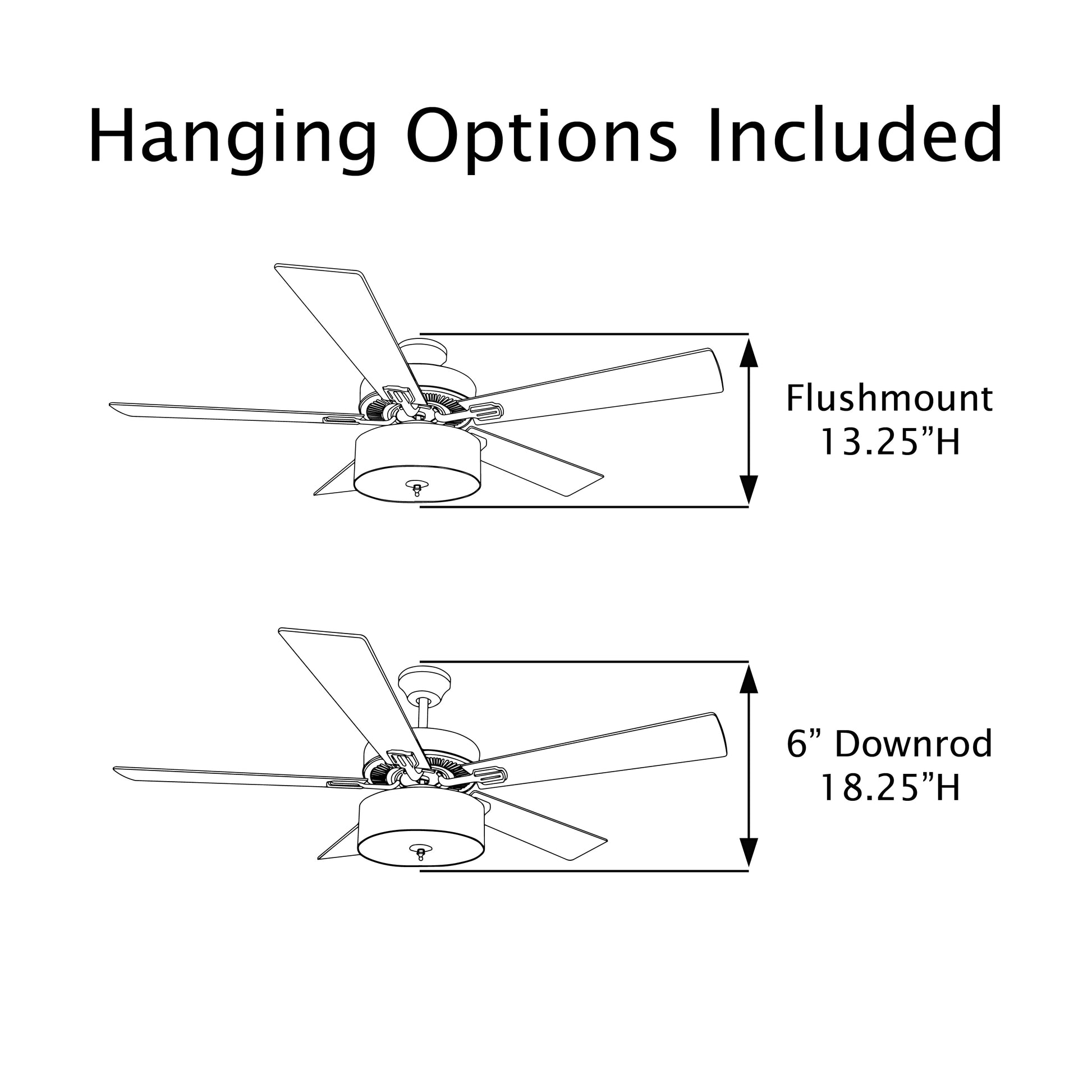 River of Goods 52-in Downrod or Flush Mount Bronze with Rich barnwood/light driftwood Blades Cage Ceiling Fan With Light 5 -Blade )