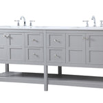 Ever Living Indie 72-Inch Double Sink Vanity in Light Grey with a Countertop, VF16472DGR, FINAL PRICE: $1099.99 + TAX [FBM-127]