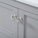 Ever Living Indie 72-Inch Double Sink Vanity in Light Grey with a Countertop, VF16472DGR, FINAL PRICE: $1099.99 + TAX [FBM-127]