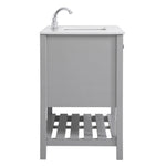 Ever Living Indie 42-Inch Single Sink Vanity in Light Grey with a  Countertop, VF16442GR, FINAL PRICE: $579.99 + TAX [FBM-116]