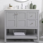 Ever Living Indie 42-Inch Single Sink Vanity in Light Grey with a  Countertop, VF16442GR, FINAL PRICE: $579.99 + TAX [FBM-116]