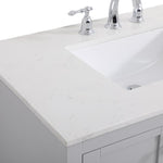 Ever Living Indie 42-Inch Single Sink Vanity in Light Grey with a  Countertop, VF16442GR, FINAL PRICE: $579.99 + TAX [FBM-116]