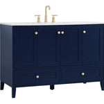 Ever Living Juliet 48-Inch Single Sink Vanity in Blue with a  Countertop, VF18048BL, FINAL PRICE: $699.99 + TAX [FBM-128]