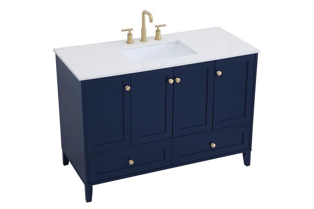 Ever Living Juliet 48-Inch Single Sink Vanity in Blue with a  Countertop, VF18048BL, FINAL PRICE: $699.99 + TAX [FBM-128]