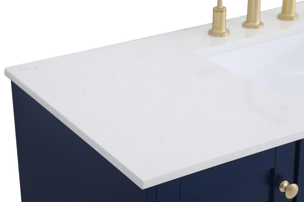 Ever Living Juliet 48-Inch Single Sink Vanity in Blue with a  Countertop, VF18048BL, FINAL PRICE: $699.99 + TAX [FBM-128]