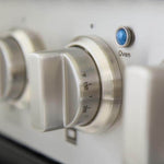 Kucht 30-in Deep recessed 4 burners Convection Oven Freestanding Dual Fuel Range ( Stainless Steel )