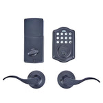 Honeywell Matte Black Keypad Electronic Deadbolt and Handle Lock, FINAL PRICE: $49.99 + TAX
