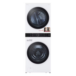 LG WashTower Stacked Laundry Center with 4.5-cu ft Front load Washer and Electric 7.4-cu ft Dryer in White, WKEX200HWA/02 *JR2508, Retail: $2,799.00, FINAL PRICE: $1,579.99 + TAX