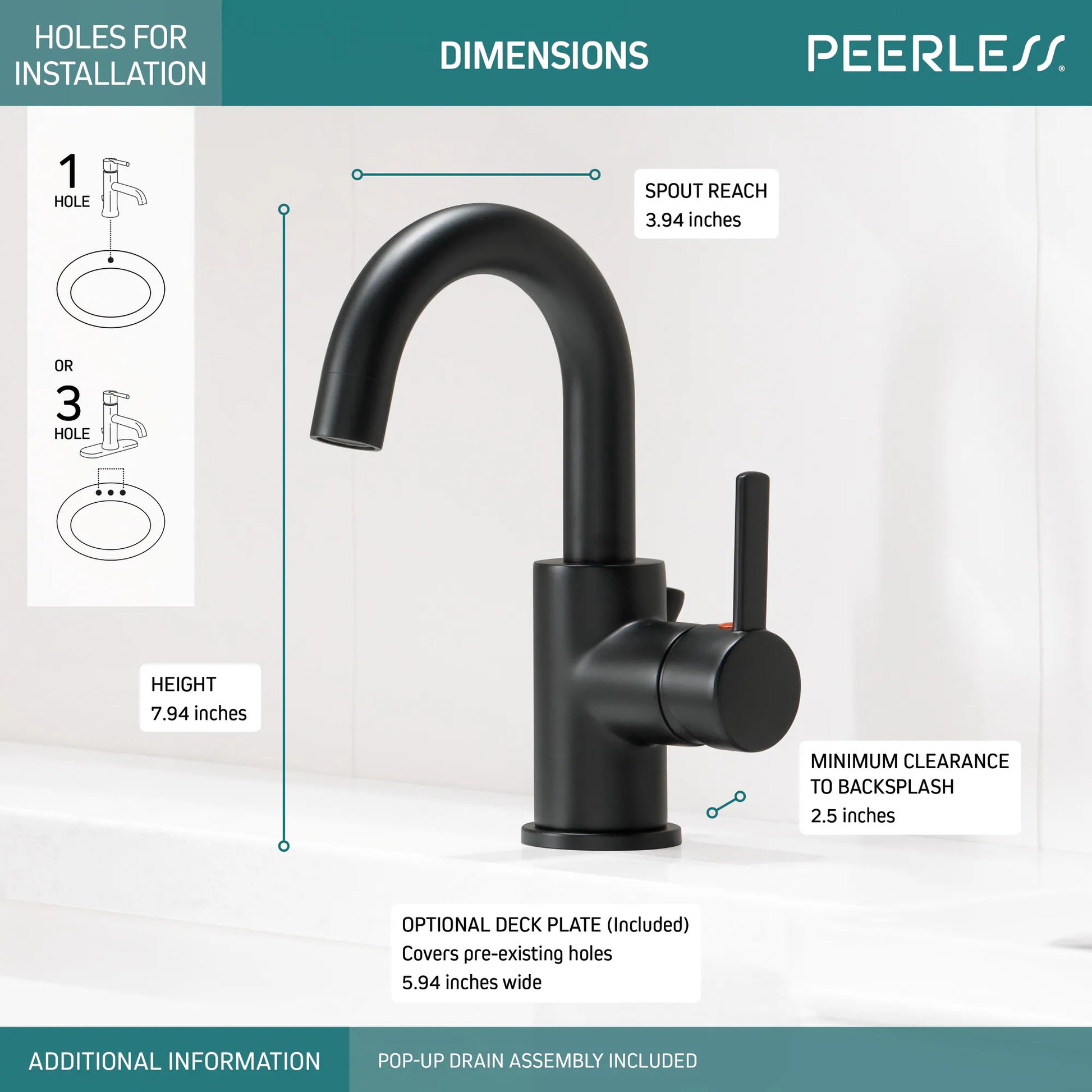Precept Single Handle Centerset Bathroom Faucet, MSRP: $399, FINAL PRICE: $79.99 + TAX