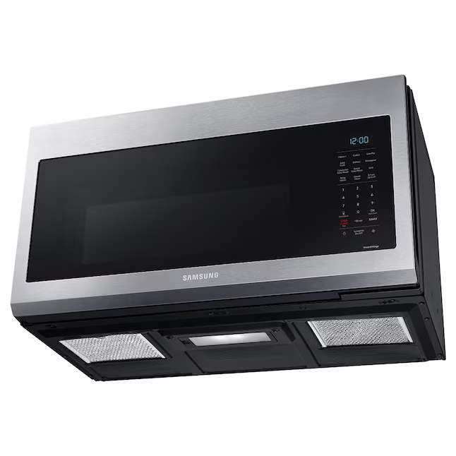 Samsung 1.7-cu ft Over-the-Range Convection Microwave with Sensor Cooking (Fingerprint Resistant Stainless Steel), MC17T8000CS *JR2508, Retail: $679.00, FINAL PRICE: $379.99 + TAX