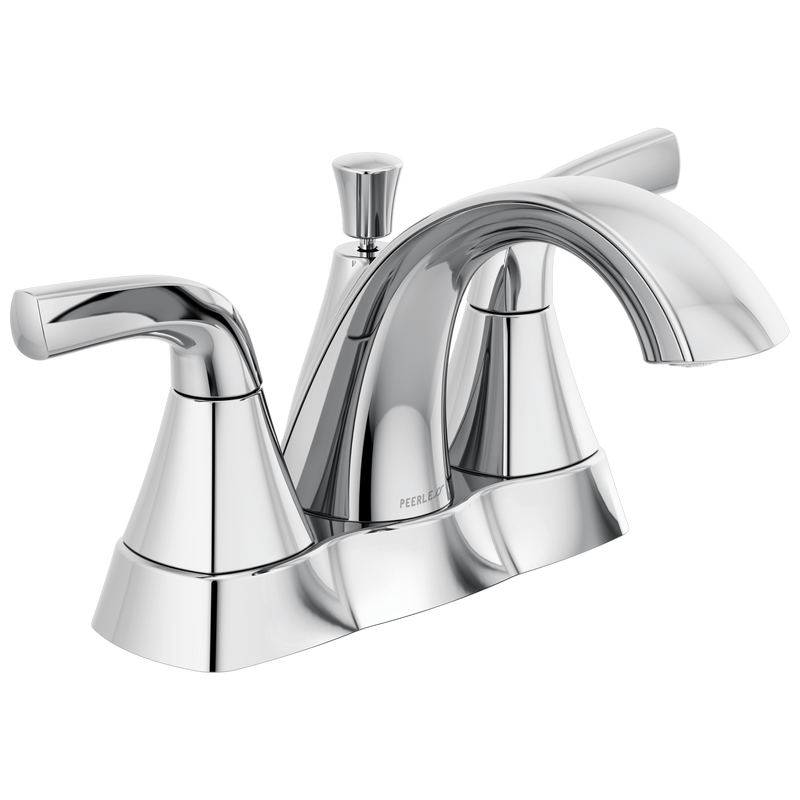 Peerless Parkwood Two Handle Centerset Lavatory Faucet in Chrome