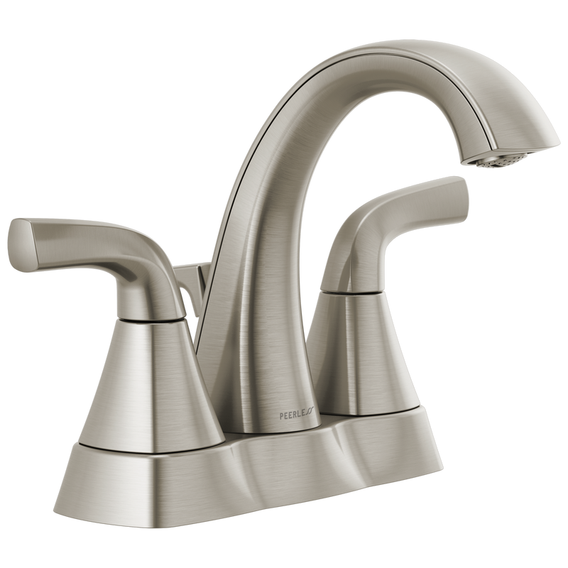 Peerless Parkwood Two Handle Centerset Lavatory Faucet in Brushed Nickel
