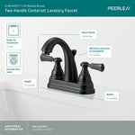 Peerless Elmhurst Two-Handle Centerset Bath Faucet in Oil Rubbed Bronze, P2565LF-OB, MSRP: $125.93, FINAL PRICE: $49.99 + TAX
