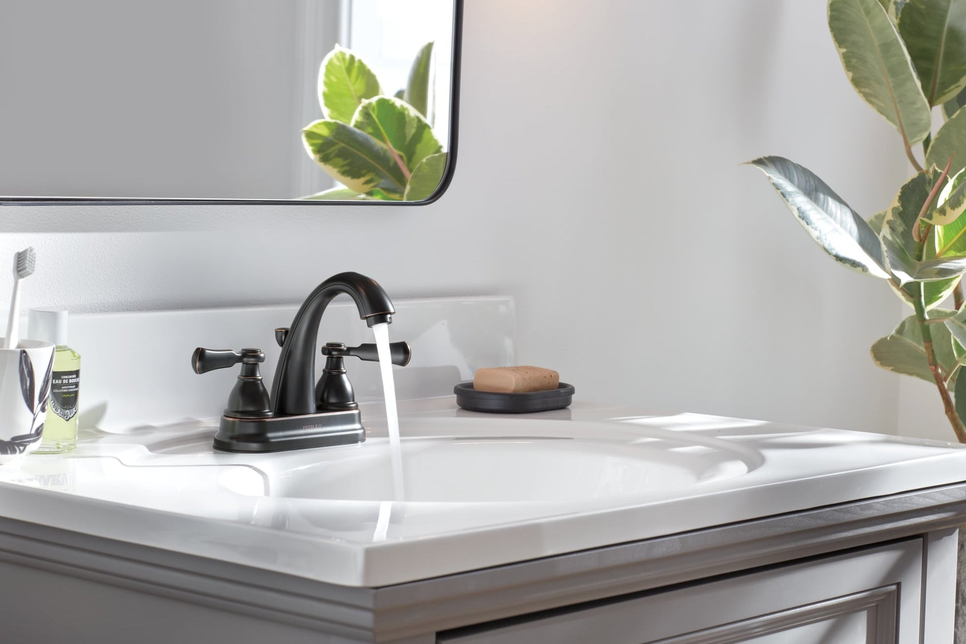 Peerless Elmhurst Two-Handle Centerset Bath Faucet in Oil Rubbed Bronze, P2565LF-OB, MSRP: $125.93, FINAL PRICE: $49.99 + TAX