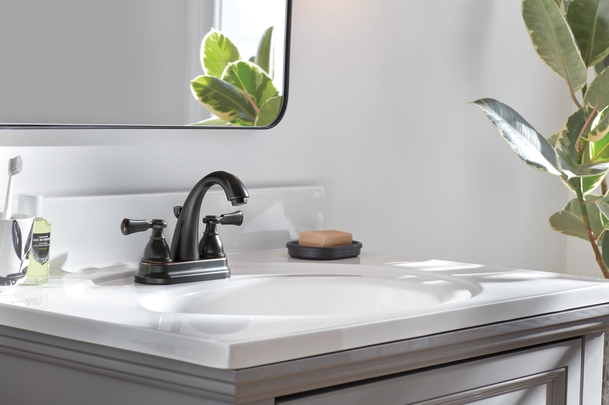 Peerless Elmhurst Two-Handle Centerset Bath Faucet in Oil Rubbed Bronze, P2565LF-OB, MSRP: $125.93, FINAL PRICE: $49.99 + TAX