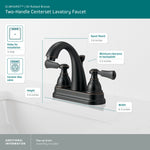 Peerless Elmhurst Two-Handle Centerset Bath Faucet in Oil Rubbed Bronze, P2565LF-OB, MSRP: $125.93, FINAL PRICE: $49.99 + TAX
