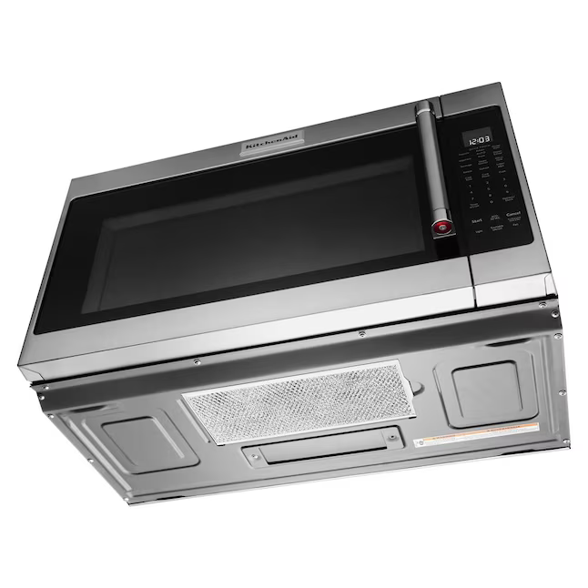KitchenAid 2-cu ft Over-the-Range Microwave with Sensor Cooking (Stainless Steel with PRINTSHIELD Finish), KMHS120KPS/00 *JR2509, Retail: $819.00, FINAL PRICE: $499.99 + TAX