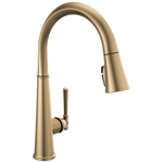 Delta Emmeline Single Handle Pull-Down Kitchen Faucet in Lumicoat Champagne Bronze, 9182-CZ-PR-DST, MRSP: $928, FINAL PRICE: $ + TAX