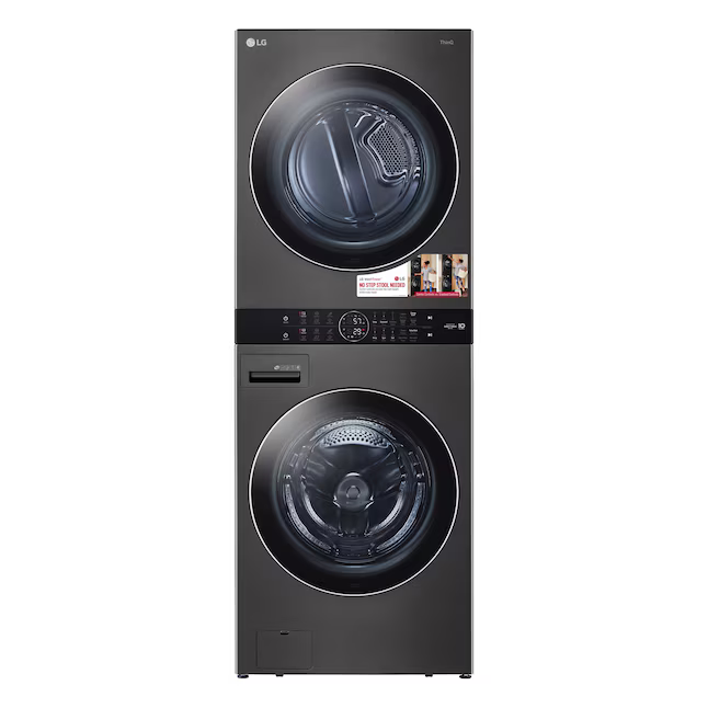 LG WashTower Stacked Laundry Center with 4.5-cu ft Front Load Washer and Electric 7.4-cu ft Dryer (ENERGY STAR), WKEX200HBA *JR2507, Retail: $2,899.00, FINAL PRICE: $1,599.99 + TAX