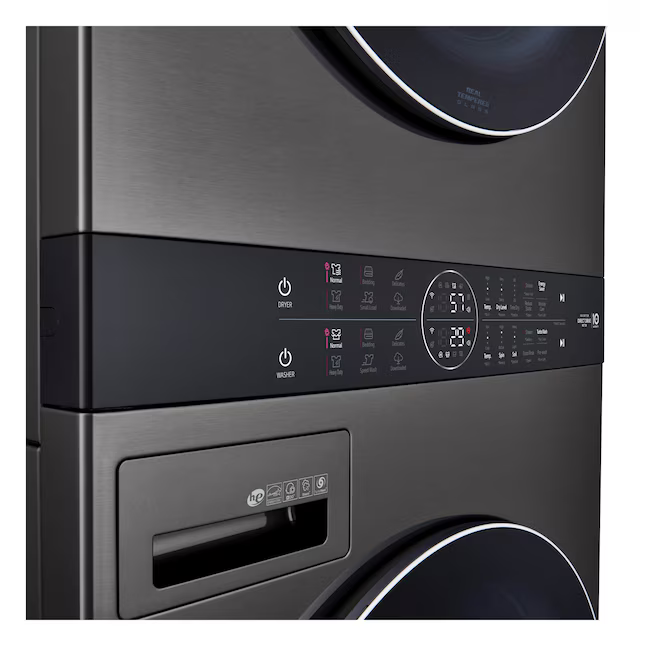 LG WashTower Stacked Laundry Center with 4.5-cu ft Front Load Washer and Electric 7.4-cu ft Dryer (ENERGY STAR), WKEX200HBA *JR2507, Retail: $2,899.00, FINAL PRICE: $1,599.99 + TAX