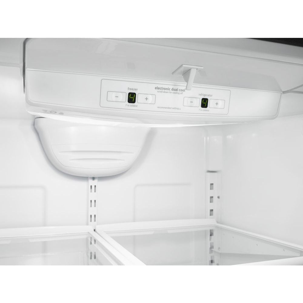 Whirlpool 18.7-cu ft Standard-Depth 30-in Wide Bottom-Freezer Refrigerator with Ice Maker ( Stainless steel ) ENERGY STAR Certified