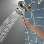 Delta Universal Showering 5-Setting In2ition Two-in-One Shower in Satin Nickel, 75585SN, MRSP: $131.7, FINAL PRICE: $ + TAX