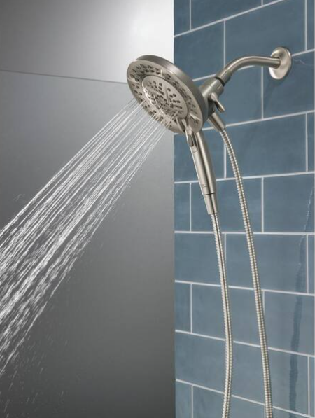 Delta Universal Showering 5-Setting In2ition Two-in-One Shower in Satin Nickel, 75585SN, MRSP: $131.7, FINAL PRICE: $ + TAX