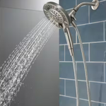 Delta Universal Showering 5-Setting In2ition Two-in-One Shower in Satin Nickel, 75585SN, MRSP: $131.7, FINAL PRICE: $ + TAX