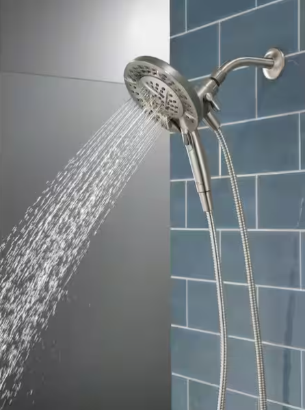 Delta Universal Showering 5-Setting In2ition Two-in-One Shower in Satin Nickel, 75585SN, MRSP: $131.7, FINAL PRICE: $ + TAX