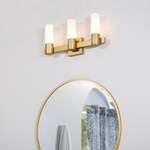 Maxim Lighting Contessa 4-in 3-Light Satin Brass Modern/Contemporary Vanity Light, 22413SWNAB *JR2509, Retail: $358.00, FINAL PRICE: $149.99 + TAX