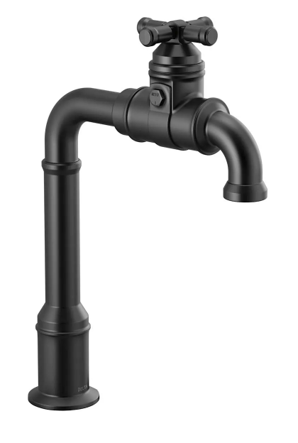 Delta Broderick True Bar Kitchen Faucet in Matte Black, 1990LFC-BL, MRSP: $970, FINAL PRICE: $399.99 + TAX