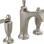 Delta Dorval Two Handle Widespread Bathroom Faucet in Stainless Steel, 3556-SSMPU-DST, MRSP: $1013, FINAL PRICE: $399.99 + TAX