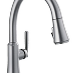 Delta Coranto Single Handle Pull-Down Kitchen Faucet in Arctic Stainless Steel, MSRP: $570, FINAL PRICE: $199.99 + TAX
