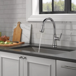 Delta Coranto Single Handle Pull-Down Kitchen Faucet in Arctic Stainless Steel, MSRP: $570, FINAL PRICE: $199.99 + TAX