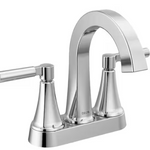 Delta Lorna Two Handle Centerset Bathroom Faucet in Chrome, 25839LF, MSRP: $99.68, FINAL PRICE: $49.99 + TAX