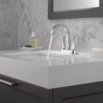 Delta Lorna Two Handle Centerset Bathroom Faucet in Chrome, 25839LF, MSRP: $99.68, FINAL PRICE: $49.99 + TAX