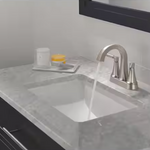 Delta Lorna Two Handle Centerset Bathroom Faucet in Brushed Nickel, 25839LF-SP, MSRP: $130.59, FINAL PRICE: $59.99 + TAX