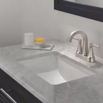 Delta Lorna Two Handle Centerset Bathroom Faucet in Brushed Nickel, 25839LF-SP, MSRP: $130.59, FINAL PRICE: $59.99 + TAX