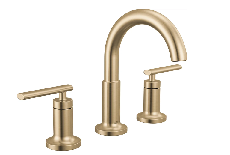 Delta Altado Two Handle Widespread Bathroom Faucet in Champagne Bronze, 35442-CZMPU-DST