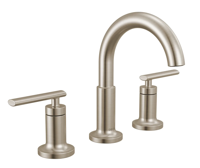 Delta Altado Two Handle Widespread Bathroom Faucet in Stainless Steel, 35442-SSMPU-DST