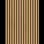 No. 093 Natural XL 24x120 Straight Acoustic Wall Panel, DE804113-8-24120, FINAL PRICE: $89.99/pc, $4.49/sf + TAX
