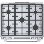 Bosch 800 Series 30-in 5 burners 4.8-cu ft Convection Oven Slide-In Natural Gas Range (Stainless Steel), HGi8056UC *JR2504, Retail: $2,549.00, FINAL PRICE: $1,699.99 + TAX