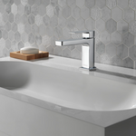 Peerless Xander Chrome Mid-arc Residential Handle Bathroom Sink Faucet with Drain with Deck Plate, P1519LF-M, MSRP: $236.14, FINAL PRICE: $79.99 + TAX
