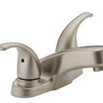 Peerless Two Handle Bathroom Faucet in Brushed Nickel, P299628LF-BN, MSRP: $73.46, FINAL PRICE: $29.99 + TAX