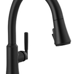 Delta Coranto Single Handle Pull-Down Kitchen Faucet In Matte Black, 9179-BL-DST, MSRP: $399, FINAL PRICE: $199.99 + TAX
